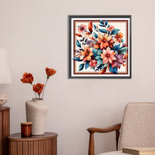 Load image into Gallery viewer, Frame Flowers 30*30CM(Canvas) Full Round Drill Diamond Painting
