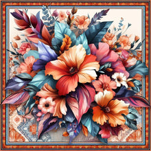 Load image into Gallery viewer, Photo Frame Flowers 30*30CM(Canvas) Full Round Drill Diamond Painting
