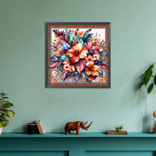 Load image into Gallery viewer, Photo Frame Flowers 30*30CM(Canvas) Full Round Drill Diamond Painting
