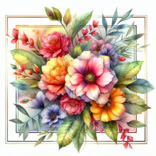 Load image into Gallery viewer, Flowers Overflowing The Frame 30*30CM(Canvas) Full Round Drill Diamond Painting
