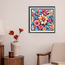 Load image into Gallery viewer, Flower Frame 30*30CM(Canvas) Full Round Drill Diamond Painting
