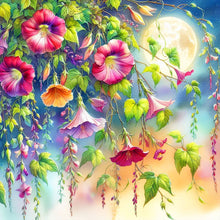 Load image into Gallery viewer, Flowers Under The Moon 30*30CM(Canvas) Full Round Drill Diamond Painting
