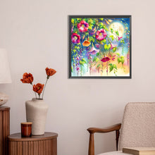 Load image into Gallery viewer, Flowers Under The Moon 30*30CM(Canvas) Full Round Drill Diamond Painting
