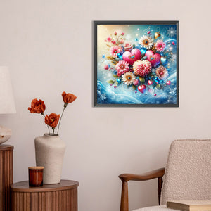 Bouquet 30*30CM(Canvas) Full Round Drill Diamond Painting