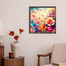 Load image into Gallery viewer, 3D Rose 30*30CM(Canvas) Full Round Drill Diamond Painting
