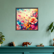 Load image into Gallery viewer, 3D Rose 30*30CM(Canvas) Full Round Drill Diamond Painting
