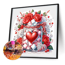 Load image into Gallery viewer, Marshmallow Rose 30*30CM(Canvas) Full Round Drill Diamond Painting
