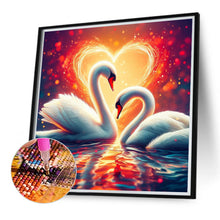 Load image into Gallery viewer, Love Swan 40*40CM(Canvas) Full Round Drill Diamond Painting
