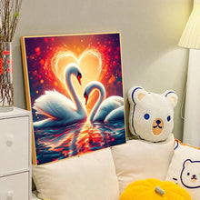 Load image into Gallery viewer, Love Swan 40*40CM(Canvas) Full Round Drill Diamond Painting
