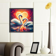 Load image into Gallery viewer, Love Swan 40*40CM(Canvas) Full Round Drill Diamond Painting
