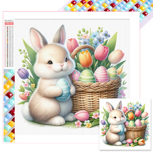 Easter Bunny 30*30CM(Picture) Full Square Drill Diamond Painting