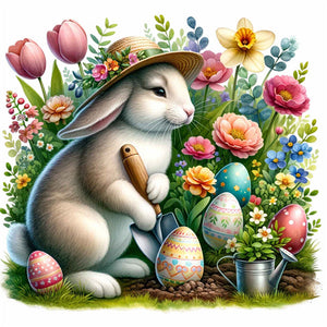 Easter Bunny 30*30CM(Picture) Full Square Drill Diamond Painting