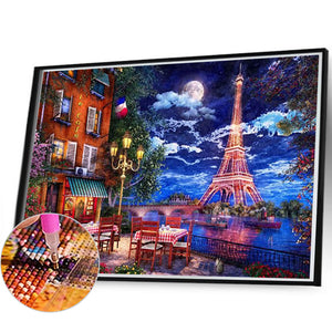 Street 60*45CM(Canvas) Full Square Drill Diamond Painting