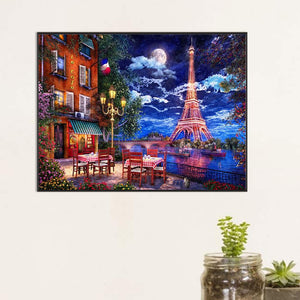 Street 60*45CM(Canvas) Full Square Drill Diamond Painting