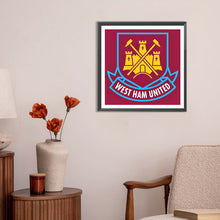 Load image into Gallery viewer, West Ham United Logo 30*30CM(Canvas) Full Round Drill Diamond Painting
