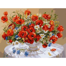 Load image into Gallery viewer, Vintage Oil Painting Poppy Flower 40*30CM(Picture) Full Square Drill Diamond Painting
