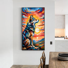 Load image into Gallery viewer, Wolf 40*70CM(Canvas) Full Round Drill Diamond Painting
