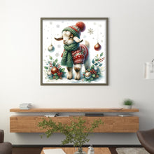 Load image into Gallery viewer, Winter Lamb - 30*30CM 18CT Stamped Cross Stitch
