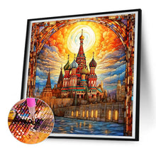 Load image into Gallery viewer, Glass Art Cloud Castle 30*30CM(Canvas) Full Round Drill Diamond Painting
