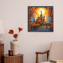 Load image into Gallery viewer, Glass Art Cloud Castle 30*30CM(Canvas) Full Round Drill Diamond Painting
