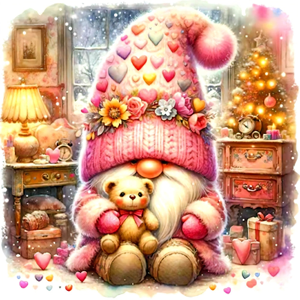 Pink Goblin 30*30CM(Canvas) Full Round Drill Diamond Painting