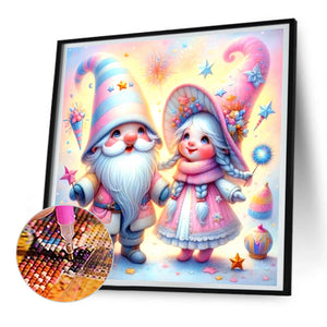 A Pair Of Goblins 30*30CM(Canvas) Full Round Drill Diamond Painting