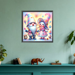 A Pair Of Goblins 30*30CM(Canvas) Full Round Drill Diamond Painting