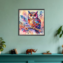 Load image into Gallery viewer, Owl 30*30CM(Canvas) Full Round Drill Diamond Painting
