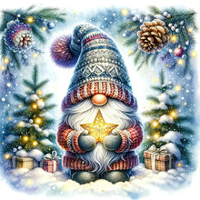 Load image into Gallery viewer, Winter Goblin - 45*45CM 11CT Stamped Cross Stitch
