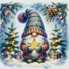 Load image into Gallery viewer, Winter Goblin - 45*45CM 11CT Stamped Cross Stitch
