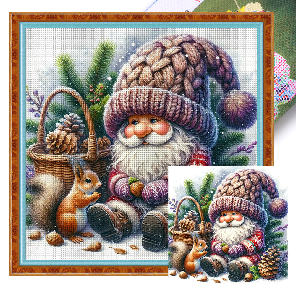 Goblins And Squirrels - 45*45CM 11CT Stamped Cross Stitch