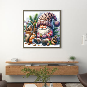 Goblins And Squirrels - 45*45CM 11CT Stamped Cross Stitch
