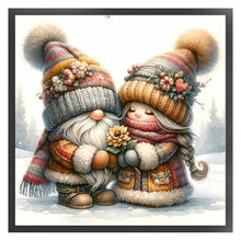 Load image into Gallery viewer, Couple Goblin - 45*45CM 11CT Stamped Cross Stitch
