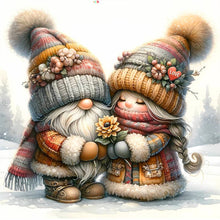 Load image into Gallery viewer, Couple Goblin - 45*45CM 11CT Stamped Cross Stitch
