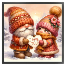 Load image into Gallery viewer, Couple Goblin - 45*45CM 11CT Stamped Cross Stitch
