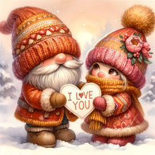 Load image into Gallery viewer, Couple Goblin - 45*45CM 11CT Stamped Cross Stitch
