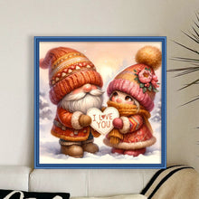 Load image into Gallery viewer, Couple Goblin - 45*45CM 11CT Stamped Cross Stitch
