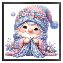 Load image into Gallery viewer, Gnome Knitting A Sweater - 45*45CM 11CT Stamped Cross Stitch

