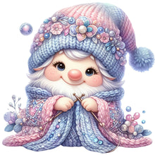 Load image into Gallery viewer, Gnome Knitting A Sweater - 45*45CM 11CT Stamped Cross Stitch
