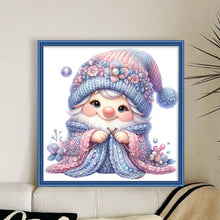 Load image into Gallery viewer, Gnome Knitting A Sweater - 45*45CM 11CT Stamped Cross Stitch

