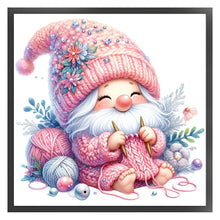 Load image into Gallery viewer, Gnome Knitting A Sweater - 45*45CM 11CT Stamped Cross Stitch
