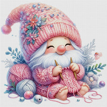 Load image into Gallery viewer, Gnome Knitting A Sweater - 45*45CM 11CT Stamped Cross Stitch
