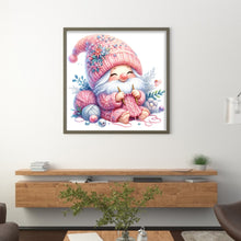 Load image into Gallery viewer, Gnome Knitting A Sweater - 45*45CM 11CT Stamped Cross Stitch
