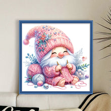 Load image into Gallery viewer, Gnome Knitting A Sweater - 45*45CM 11CT Stamped Cross Stitch
