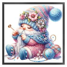 Load image into Gallery viewer, Gnome Knitting A Sweater - 45*45CM 11CT Stamped Cross Stitch
