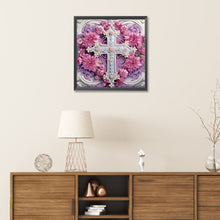 Load image into Gallery viewer, Cross Paper Painting 30*30CM(Canvas) Partial Special Shaped Drill Diamond Painting
