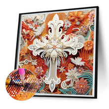 Load image into Gallery viewer, Cross Paper Painting 30*30CM(Canvas) Partial Special Shaped Drill Diamond Painting
