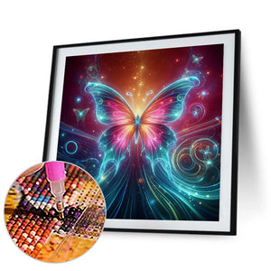 Fantasy Butterfly 30*30CM(Canvas) Full Round Drill Diamond Painting