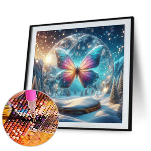 Fantasy Butterfly 30*30CM(Canvas) Full Round Drill Diamond Painting