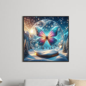 Fantasy Butterfly 30*30CM(Canvas) Full Round Drill Diamond Painting